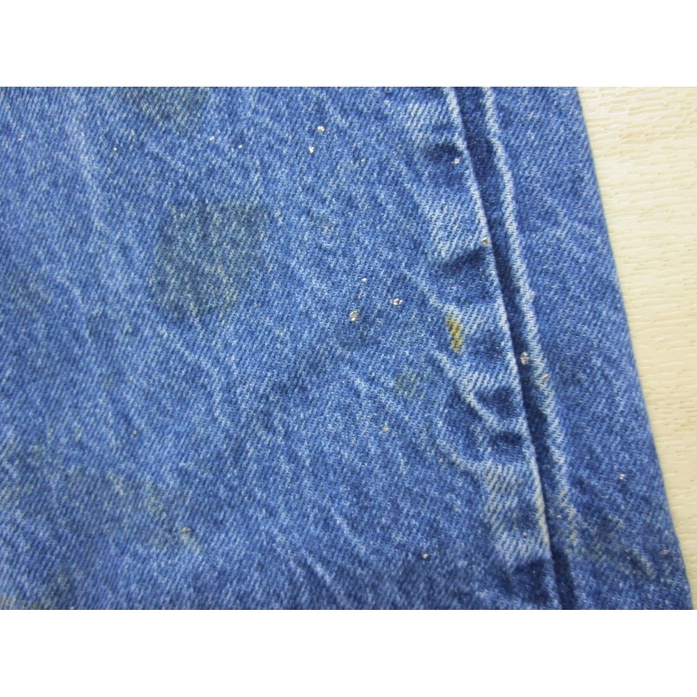 Vintage 80s Levis 505 Jeans Mens (32x30) Orange Tab Bootcut Distressed - Picture 6 of 16